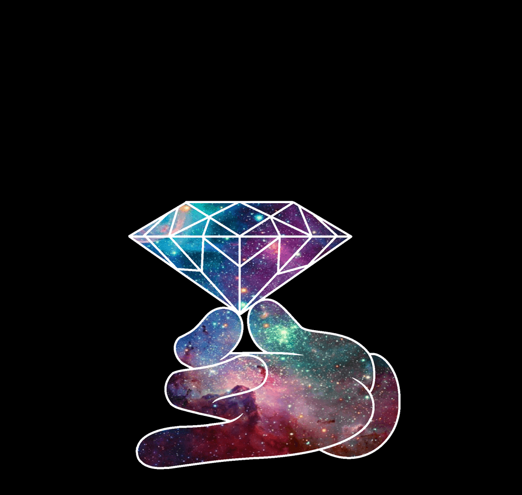 Mano con diamante galassia, 1024x970 HD, PC Desktop