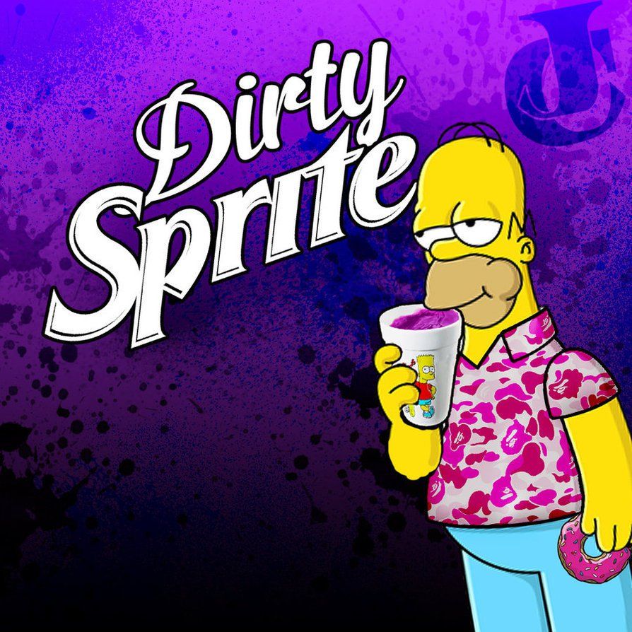 Homer Simpson Dirty Sprite, serie animata, 894x894 HD, PC