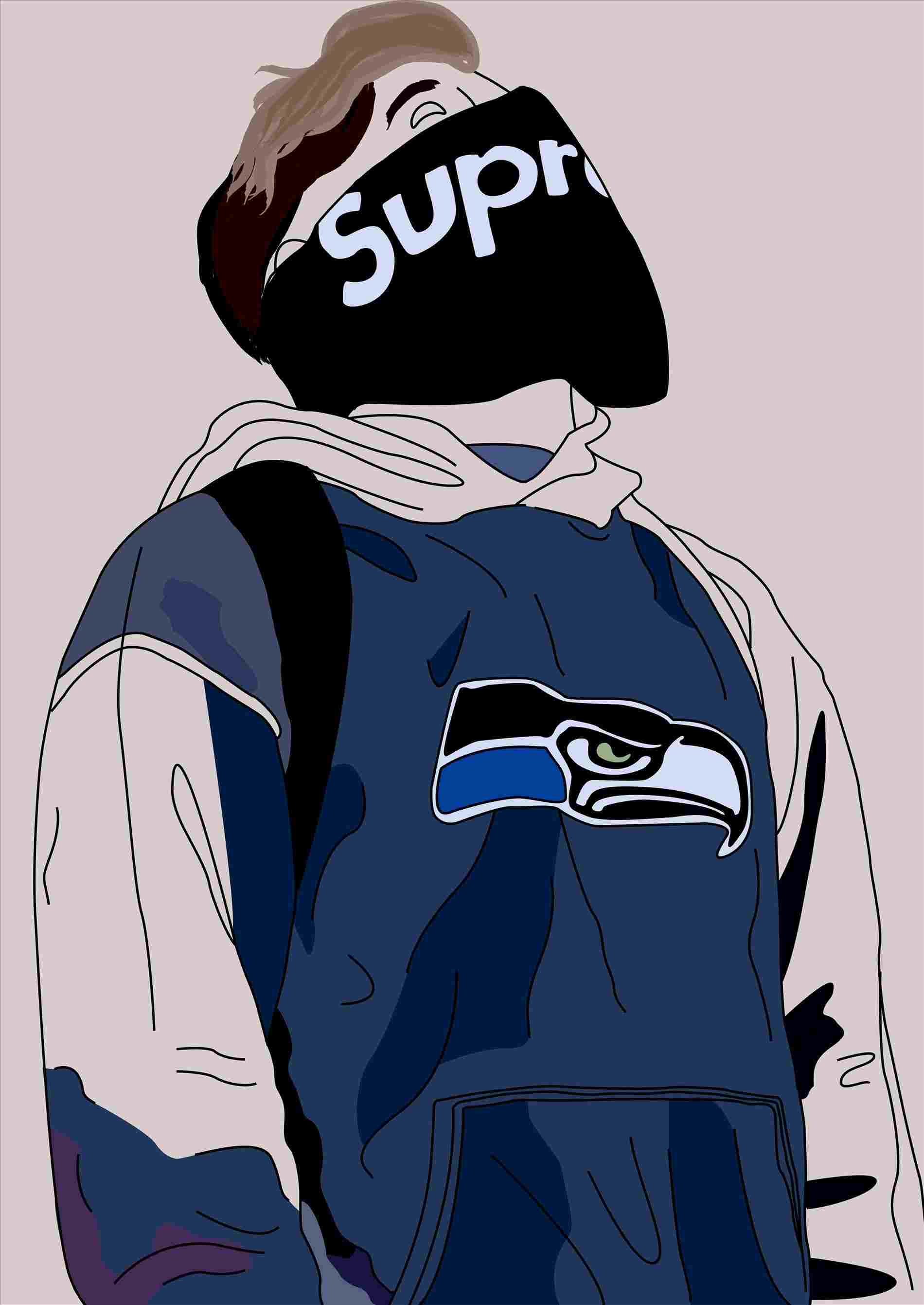 Personaggio cartoon felpa BAPE Supreme, 1280x960 HD, Notebook Gaming