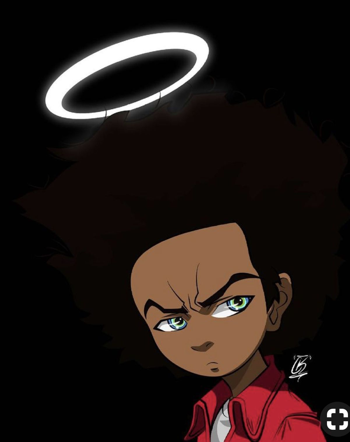 Huey Freeman Boondocks aureola, 1201x1516 Full HD Verticale, Smartphone
