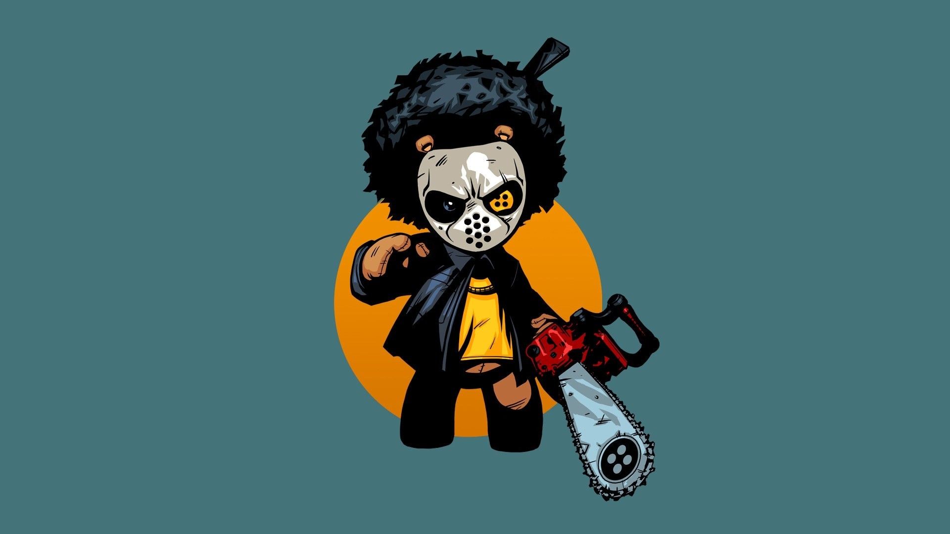 Personaggio maschera hockey motosega, 1920x1080 1080p, PC Desktop
