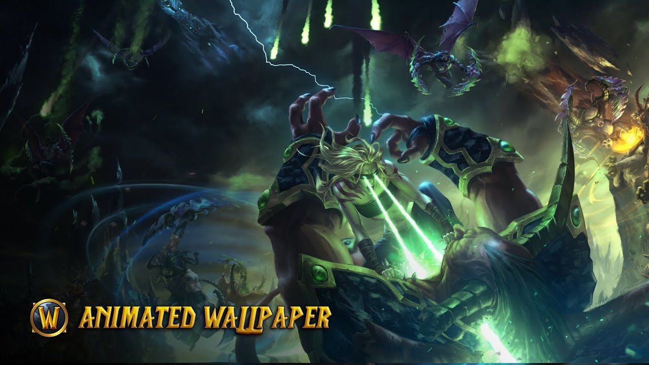 Personaggio World of Warcraft magia verde, 1280x720 HD, Desktop