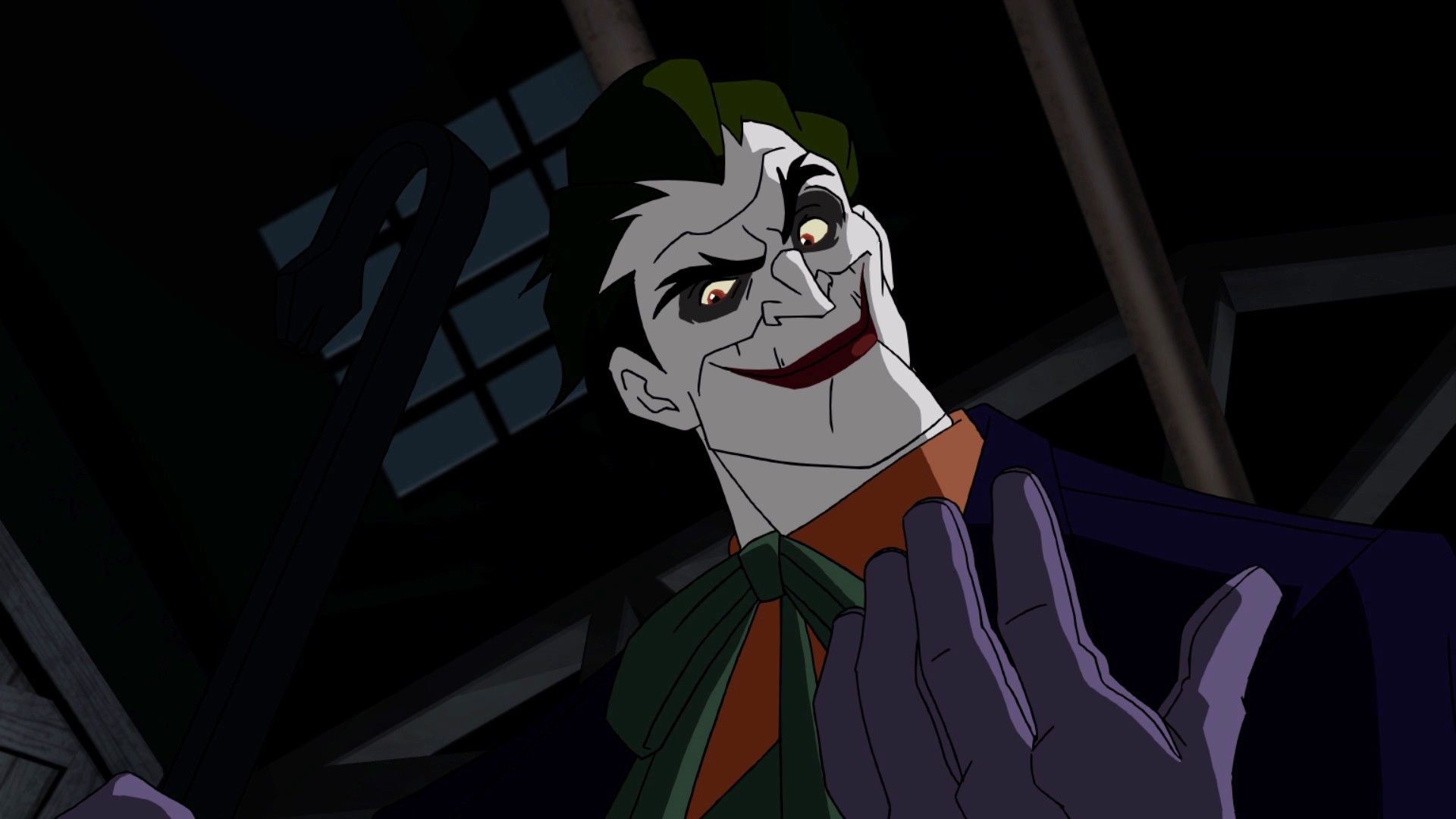 Joker cartone animato Batman, nemesi di Batman, 1920x1080 Full HD, Laptop
