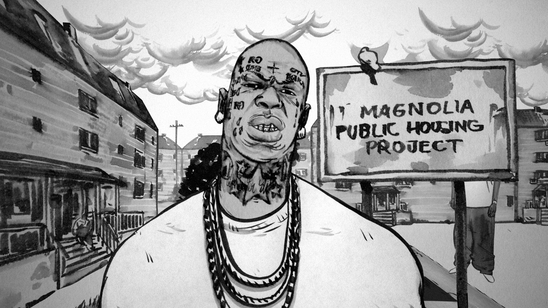 Ragazza cartoon con felpa Supreme, streetwear, 720x1280 Verticale, Mobile
