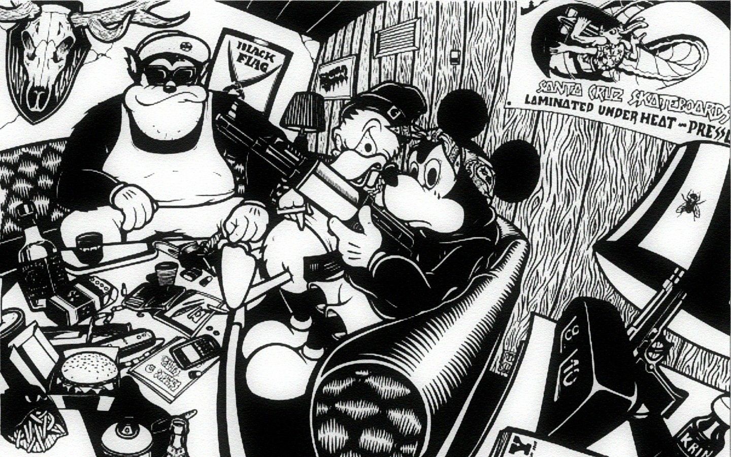 Personaggio cartoon gesto rock, 960x960 HD, Laptop