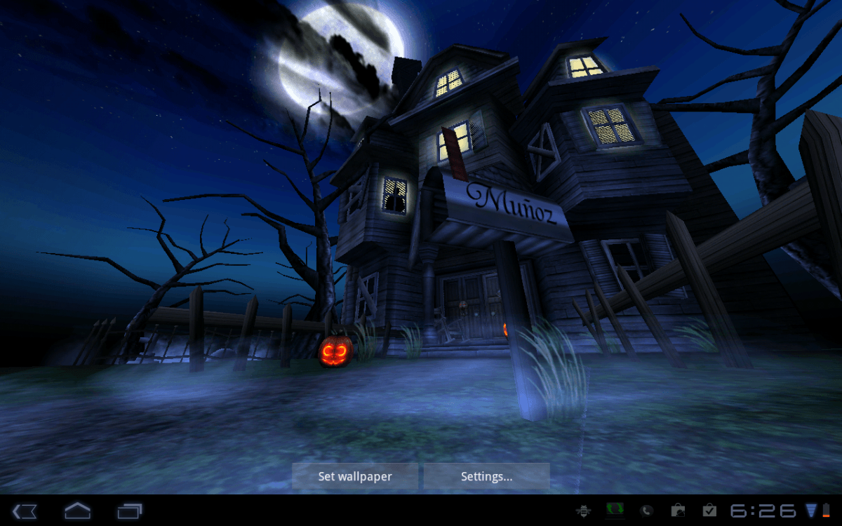 Casa stregata Halloween notturna, 1200x750 HD, Desktop