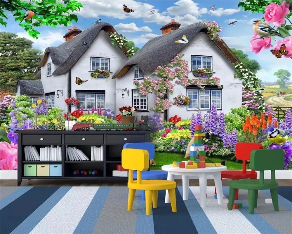 Casa illustrata notte neve, 1920x1080 Full HD 1080p, Desktop