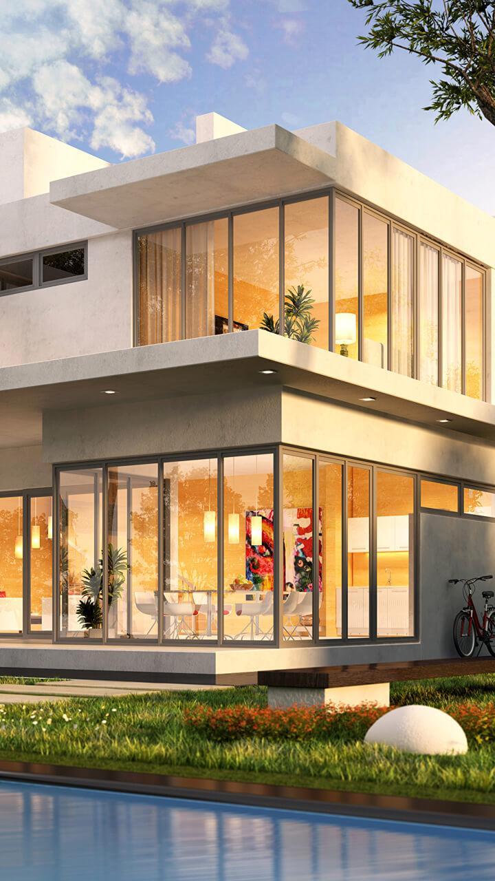 Casa vittoriana con giardino, 1366x768 HD, Desktop