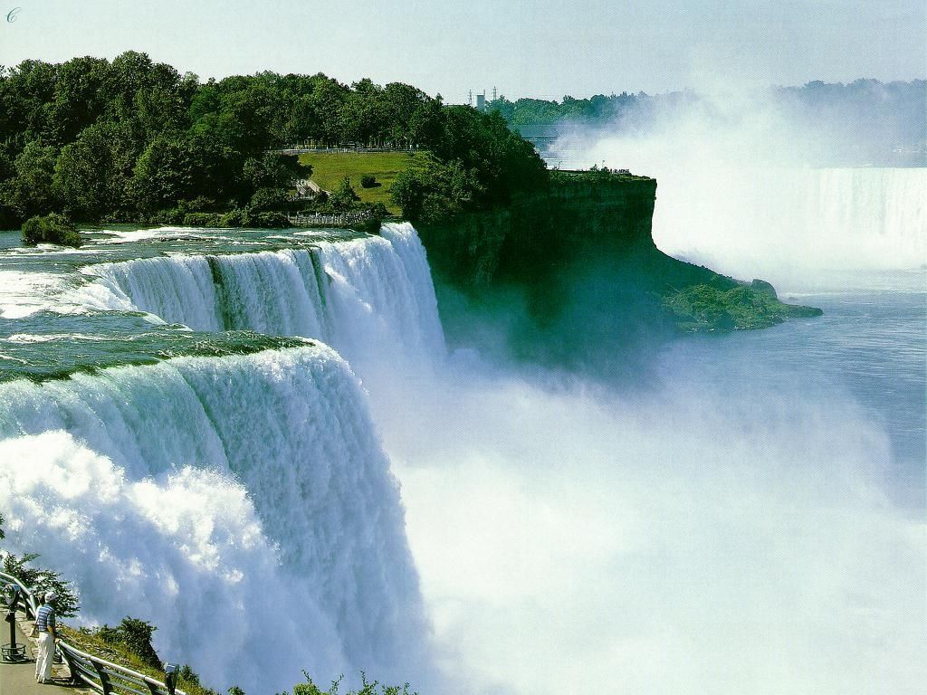 Cascate del Niagara panoramiche, 1024x768 HD, Desktop