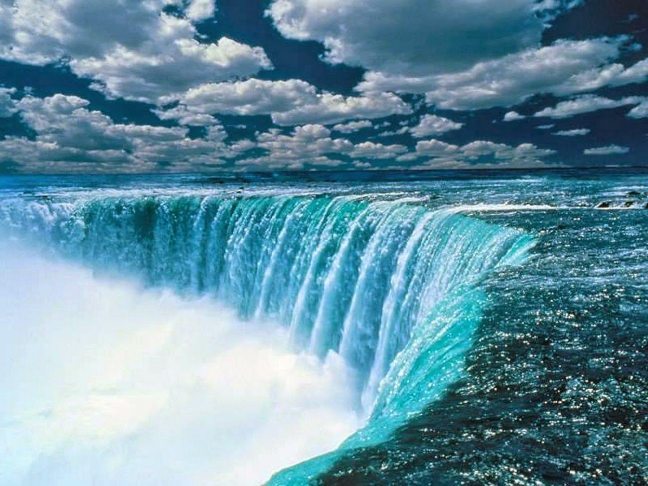 Cascate del Niagara, cielo blu, 1300x975 720p, Laptop