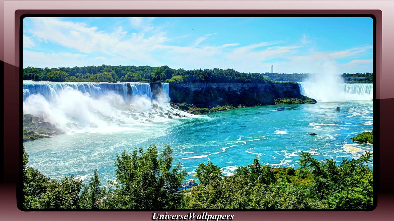 Cascate del Niagara panoramiche, 1280x720 HD, Desktop