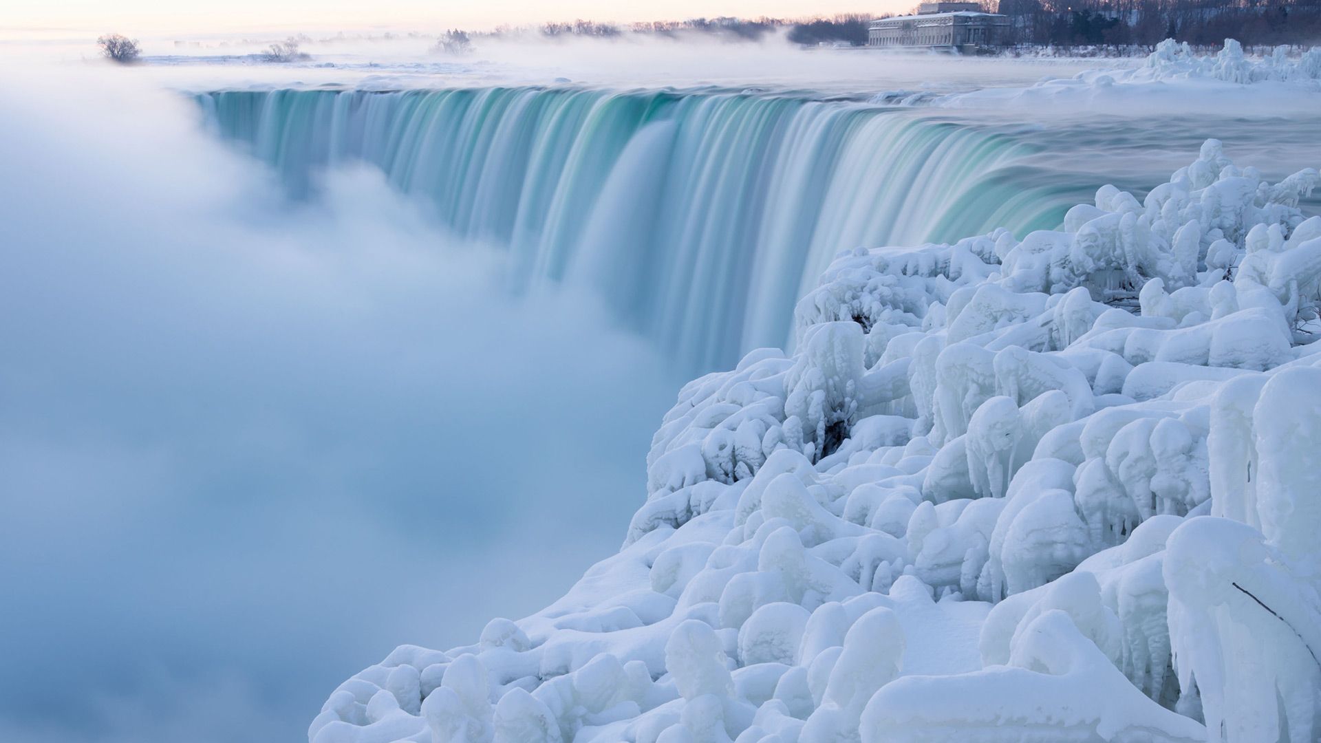 Cascate del Niagara ghiacciate, 1920x1080 1080p, Laptop