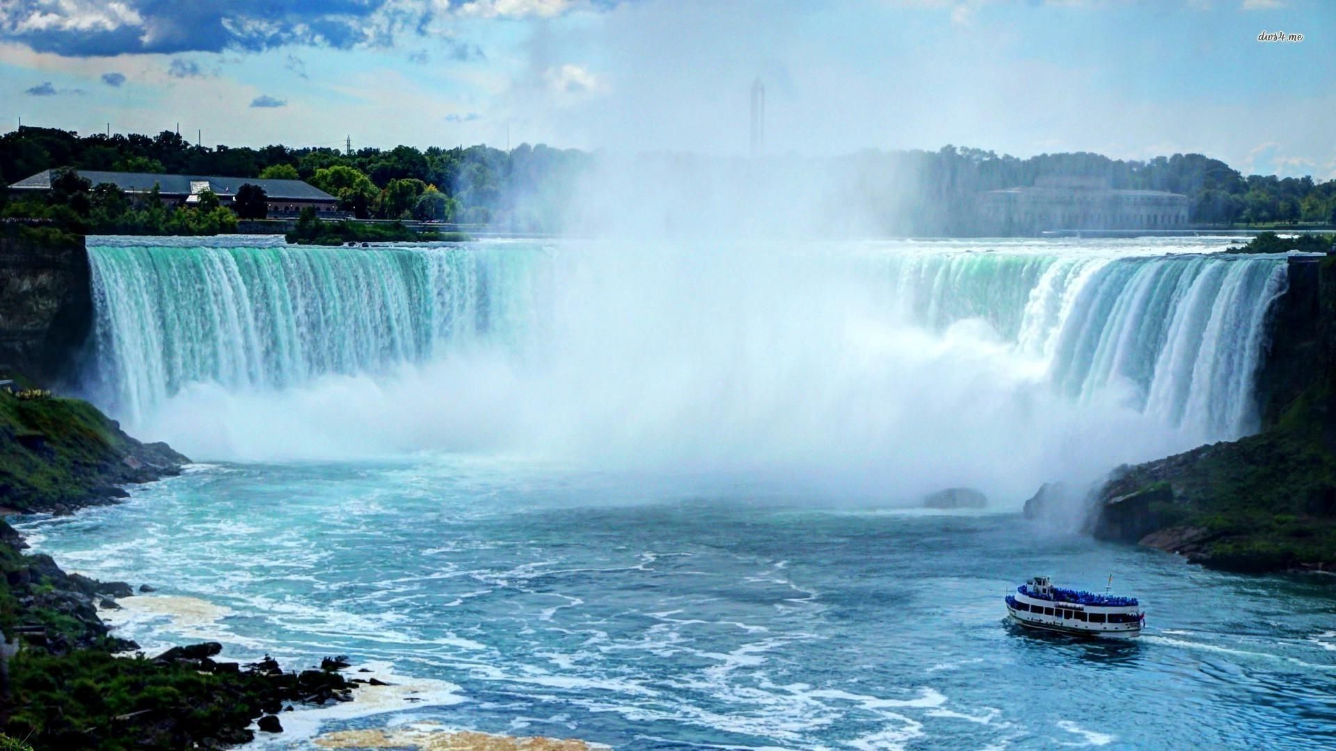Cascate del Niagara con barca, 1920x1080 Full HD 1080p, PC