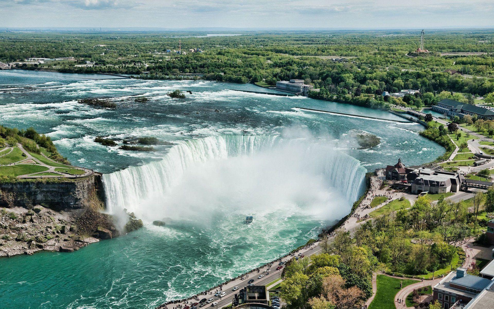 Cascate del Niagara vista aerea, 1920x1200 WUXGA, Laptop