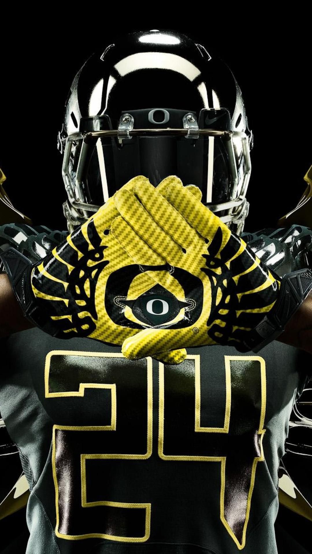 Casco Oregon Ducks football, 1080x1920 Verticale, Mobile