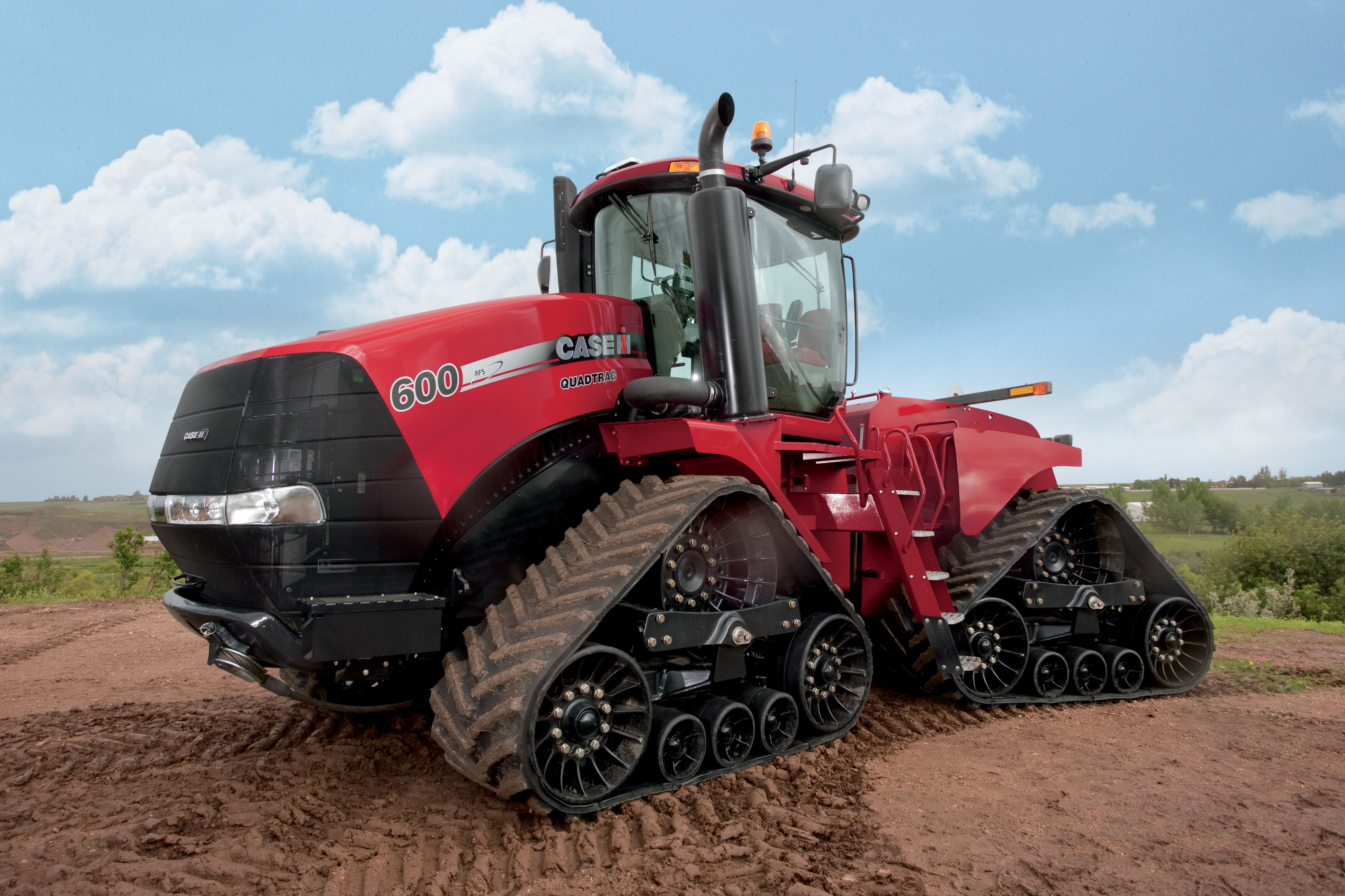 Trattore Case IH Quadtrac rosso, 7020x4680 UHD, PC 4K