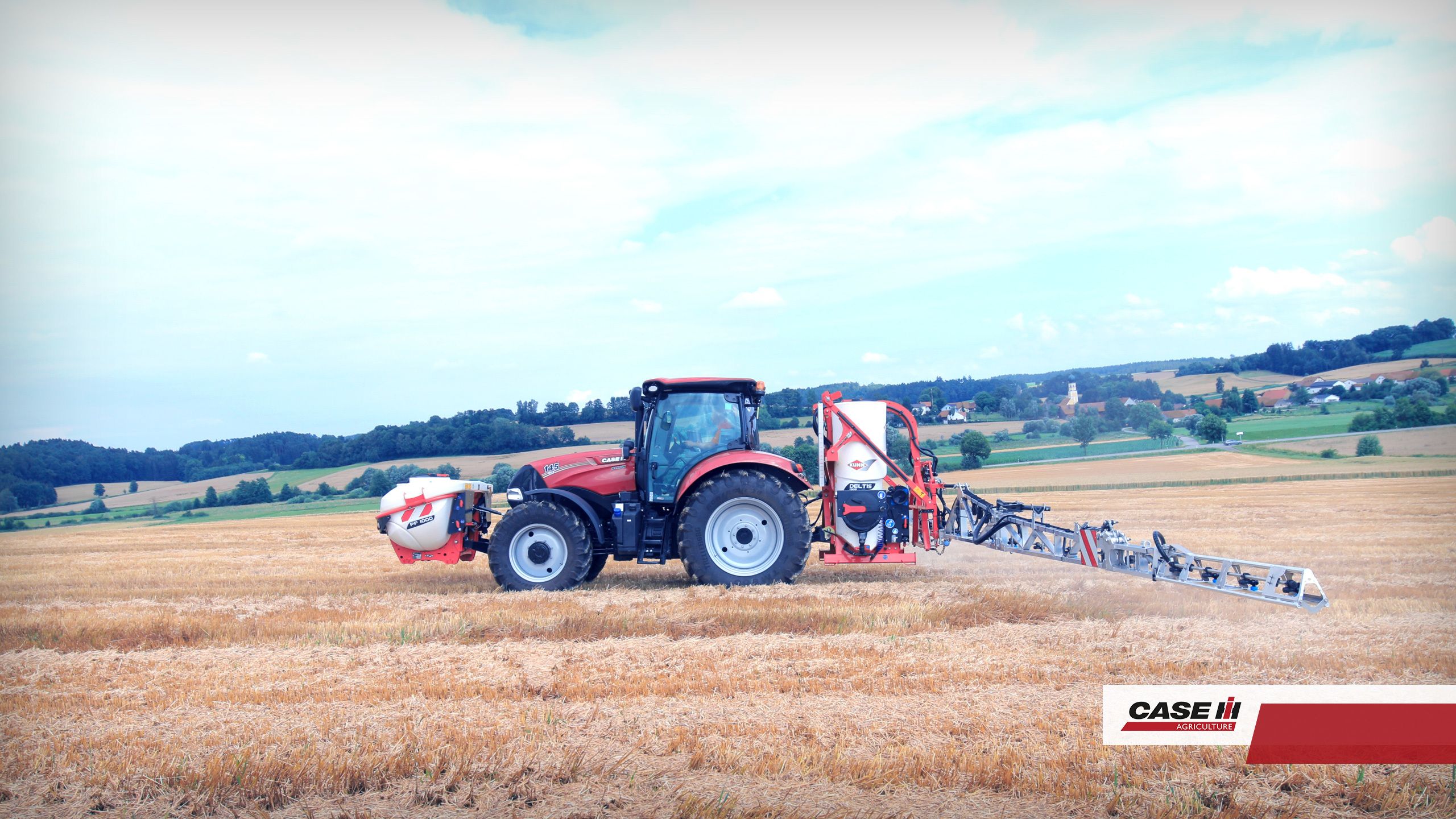 Trattore Case IH nel campo, 2560x1440 2K QHD, PC