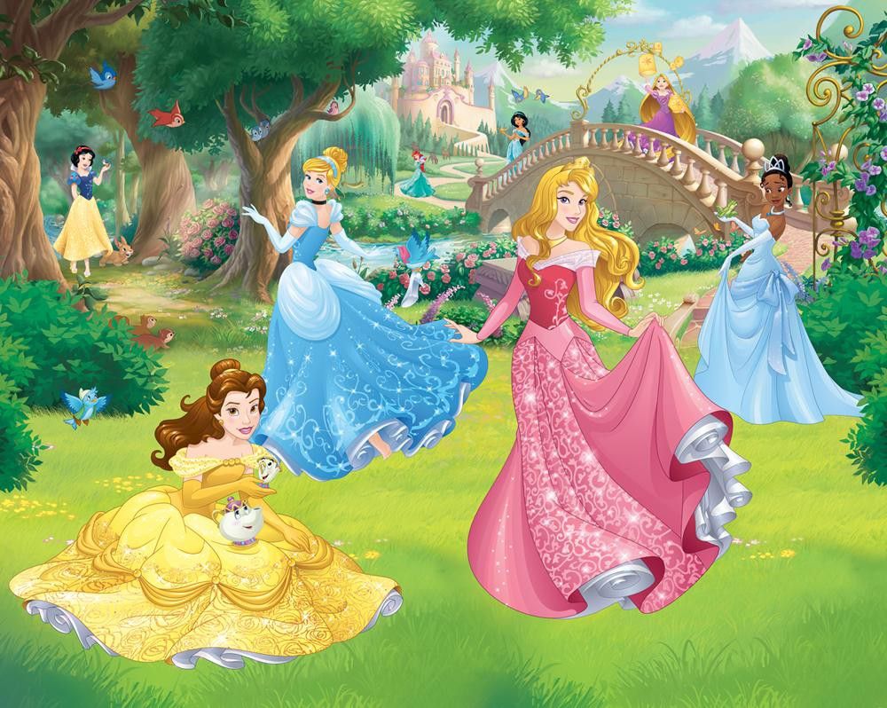 Principesse Disney nel giardino, 1000x798 HD, Desktop