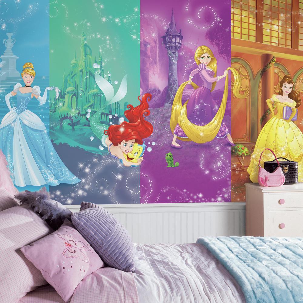 Murale Principesse Disney con castelli, 1000x1000 HD, Laptop