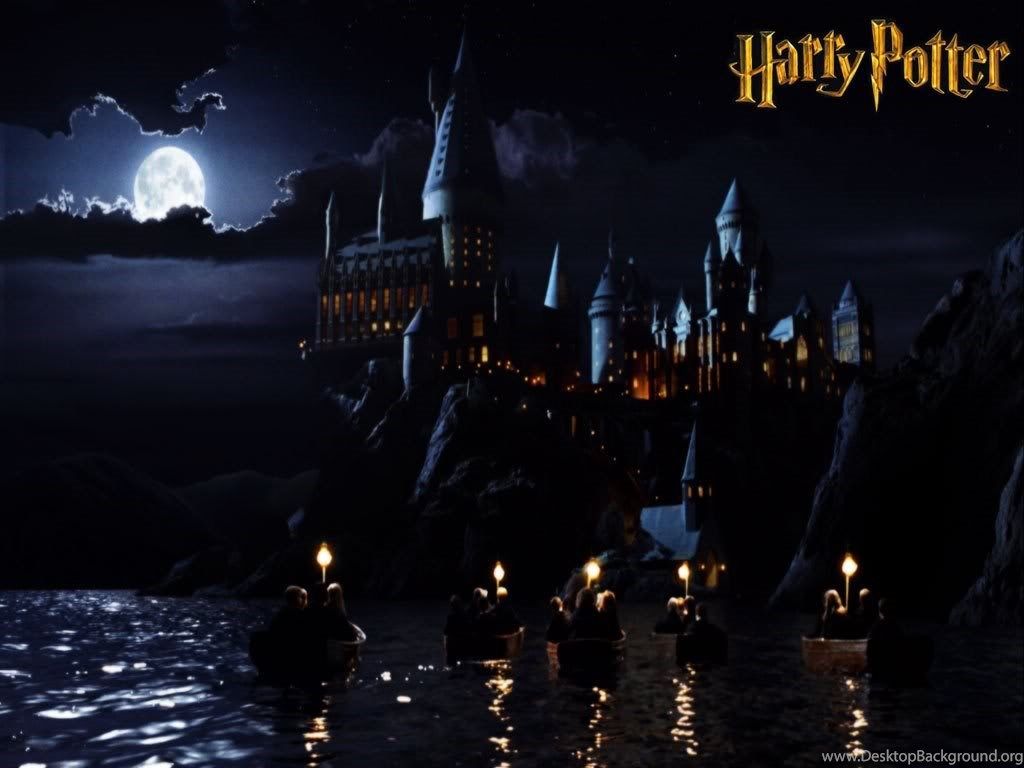 Castello di Hogwarts notturno, 1024x768 HD, PC