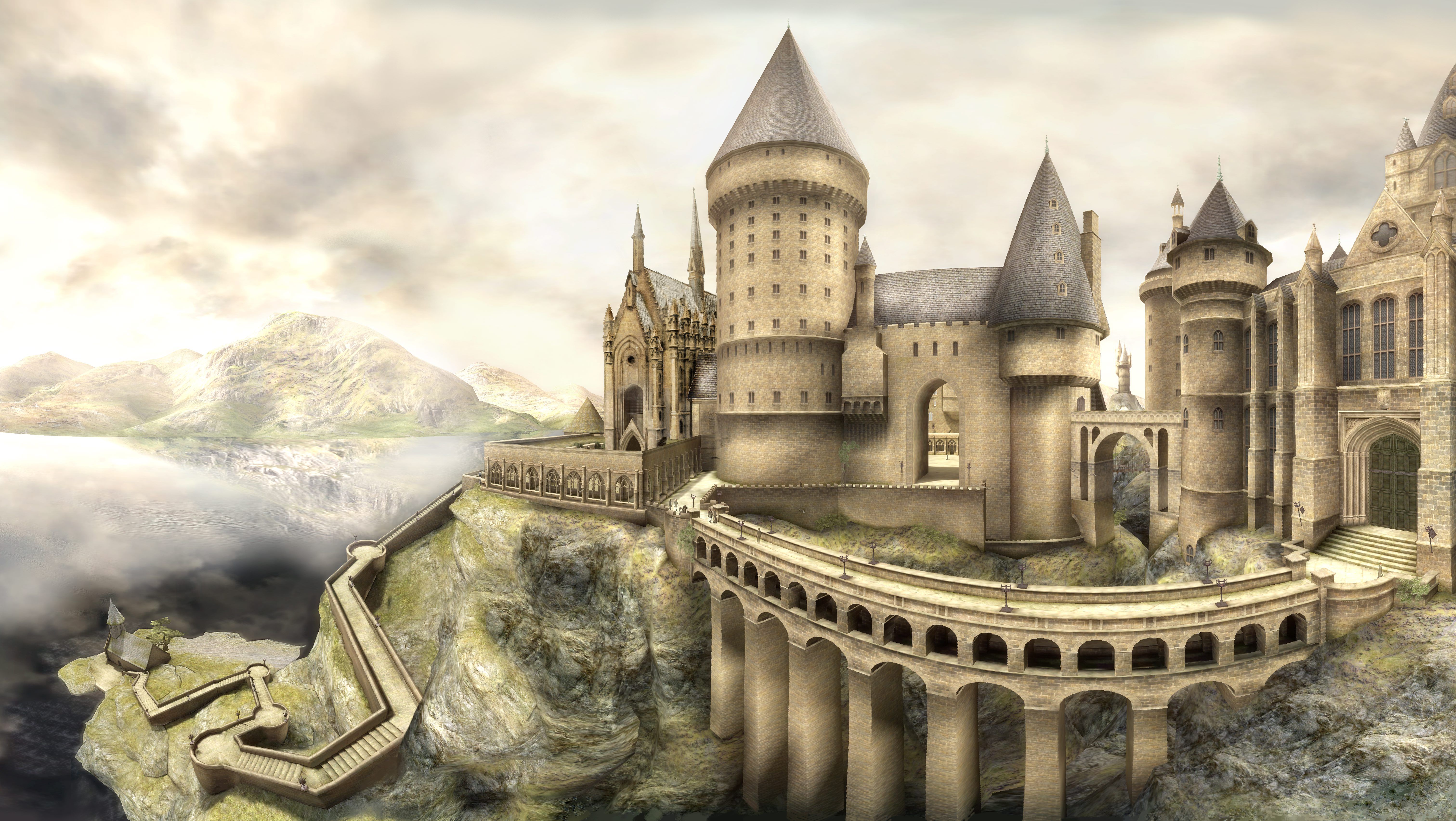 Castello di Hogwarts, 6047x3412 Ultra HD, 4K TV
