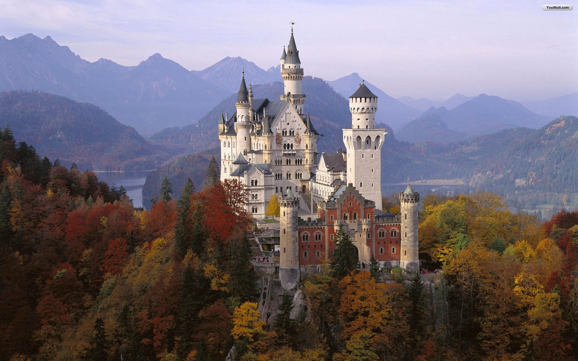 Castello di Neuschwanstein autunno, 1920x1200 Full HD+ WUXGA, Desktop