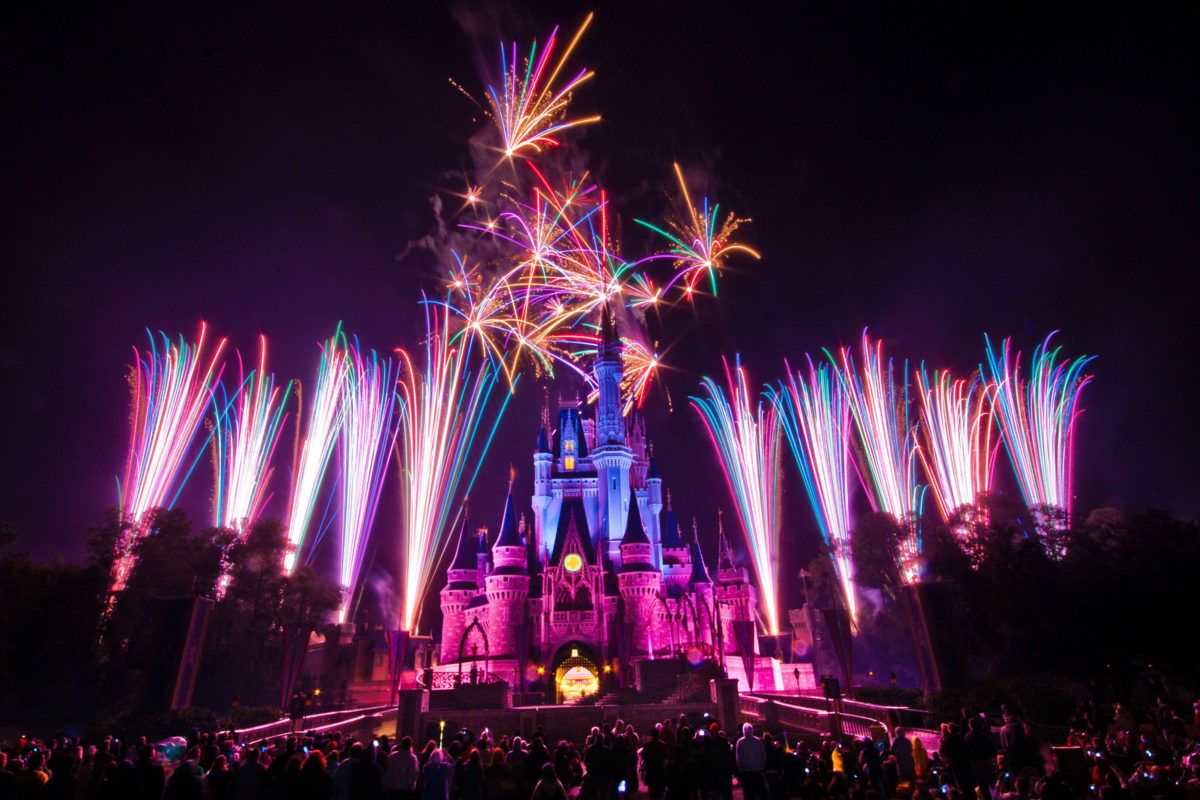 Castello Disney fuochi d'artificio, 1200x800 HD, Desktop