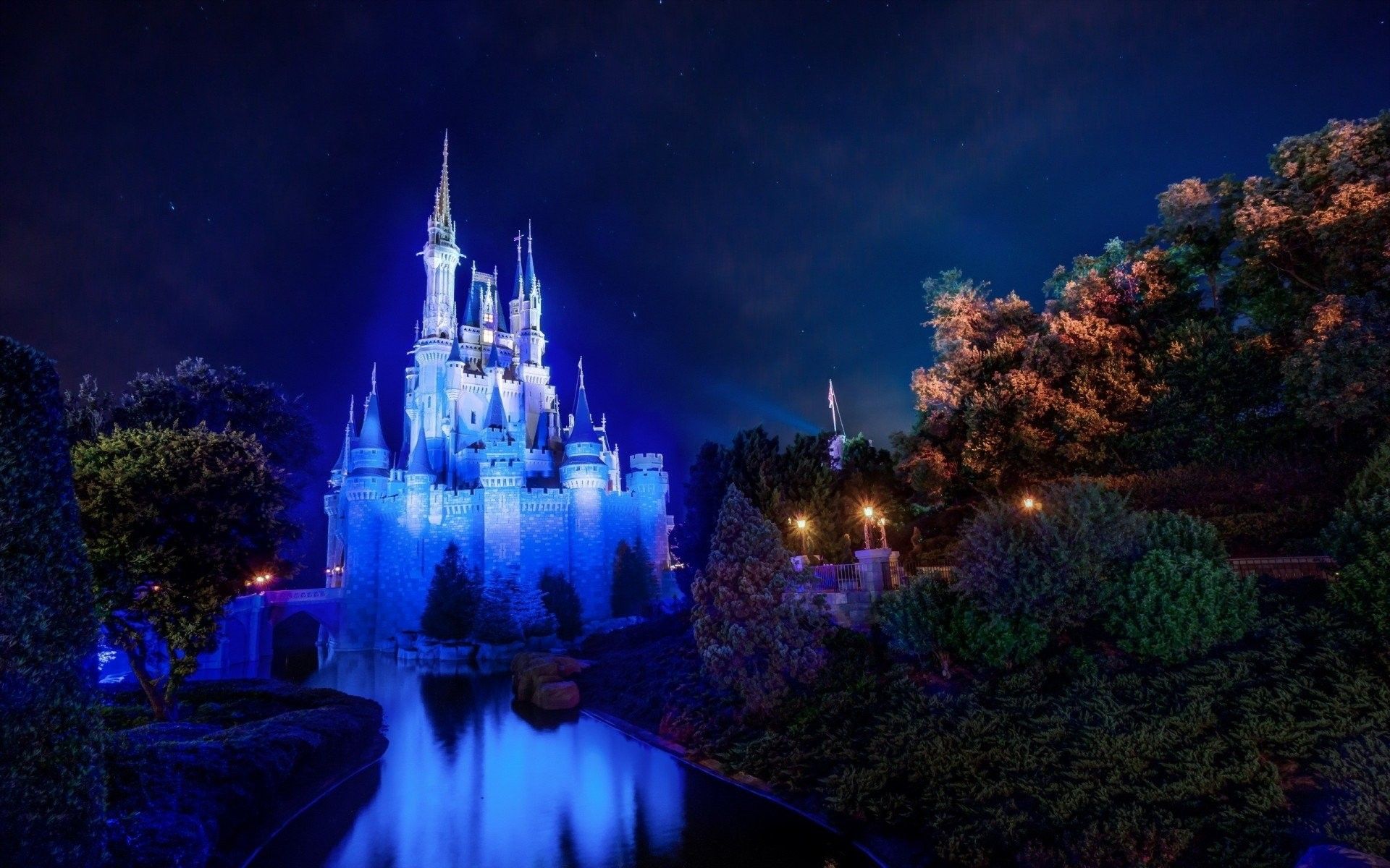 Castello Cenerentola Disney notte, 1920x1200 Full HD+, Desktop