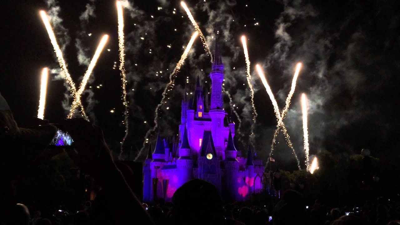 Castello Cenerentola fuochi d'artificio, 1920x1080 Full HD 1080p, Desktop