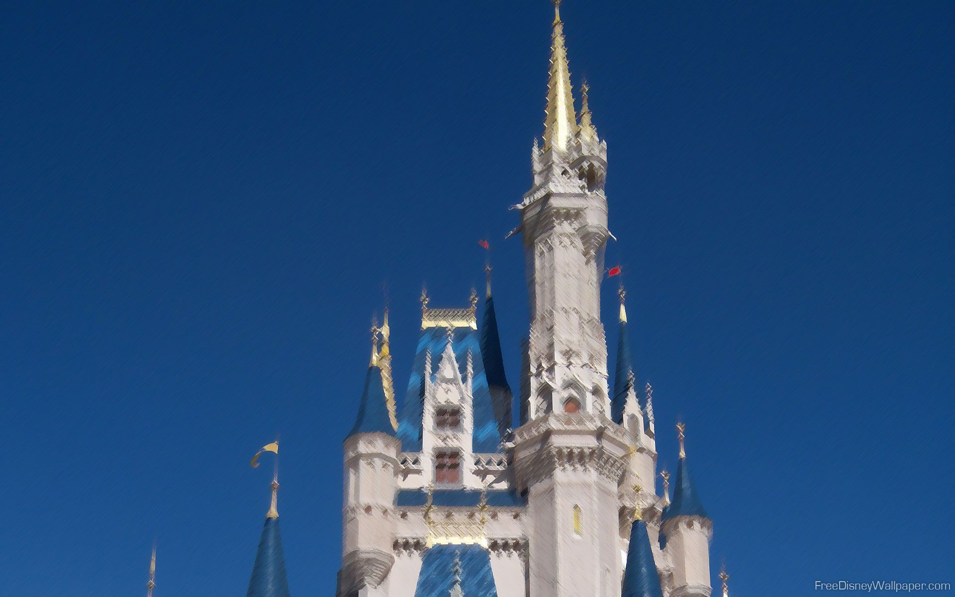 Castello Disney cielo nuvoloso, 1920x1200 Full HD+ WUXGA, Desktop