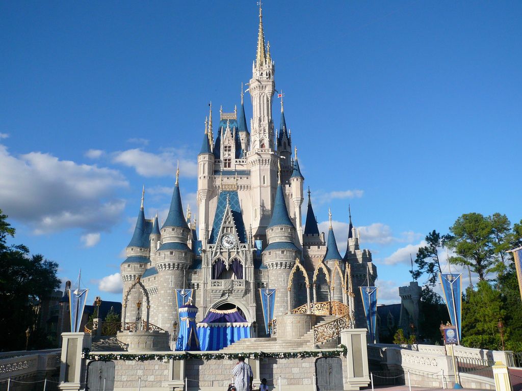 Castello di Cenerentola Disney World, 1366x768 720p, PC