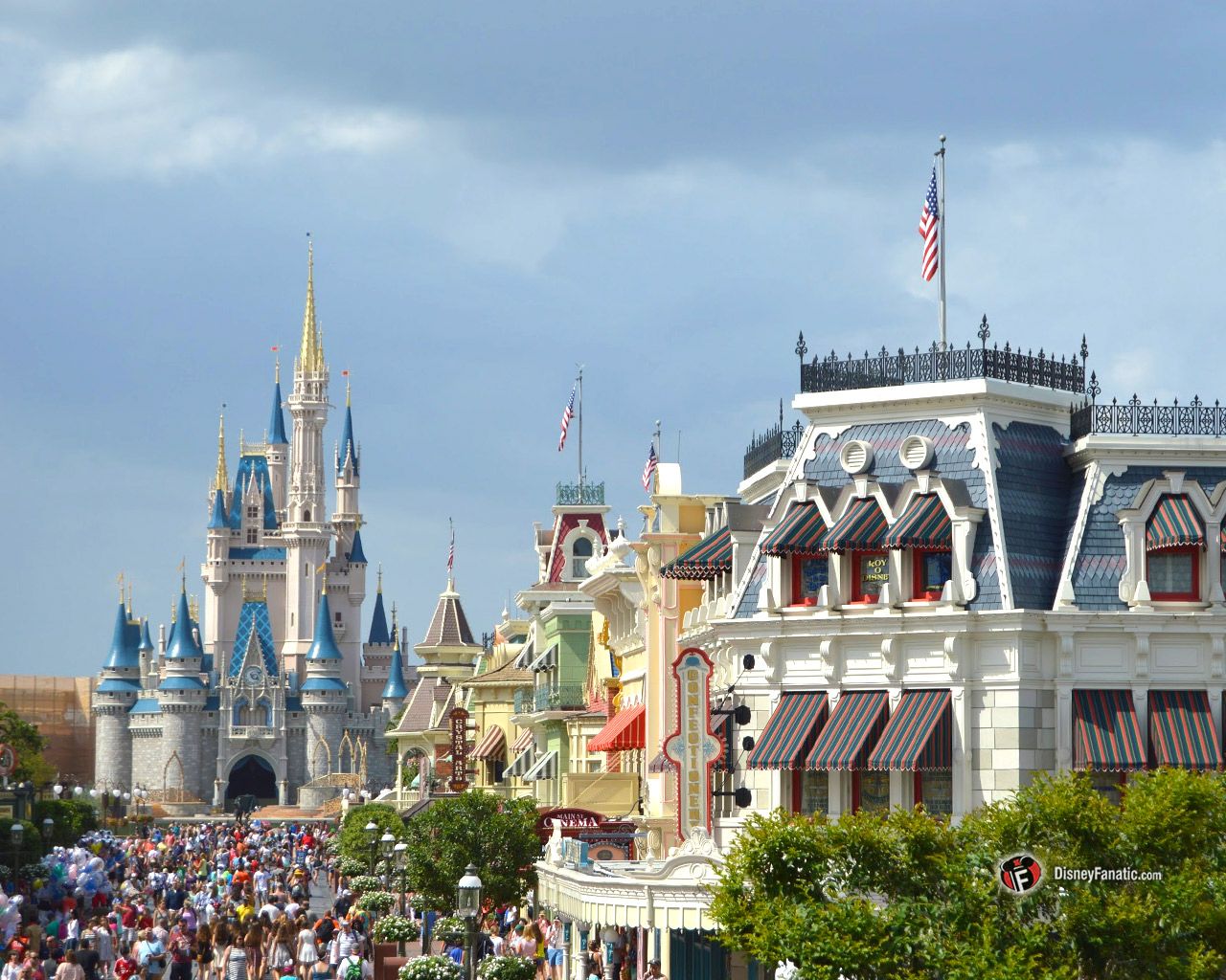 Castello Disney World Main Street, 1280x1024 720p, PC