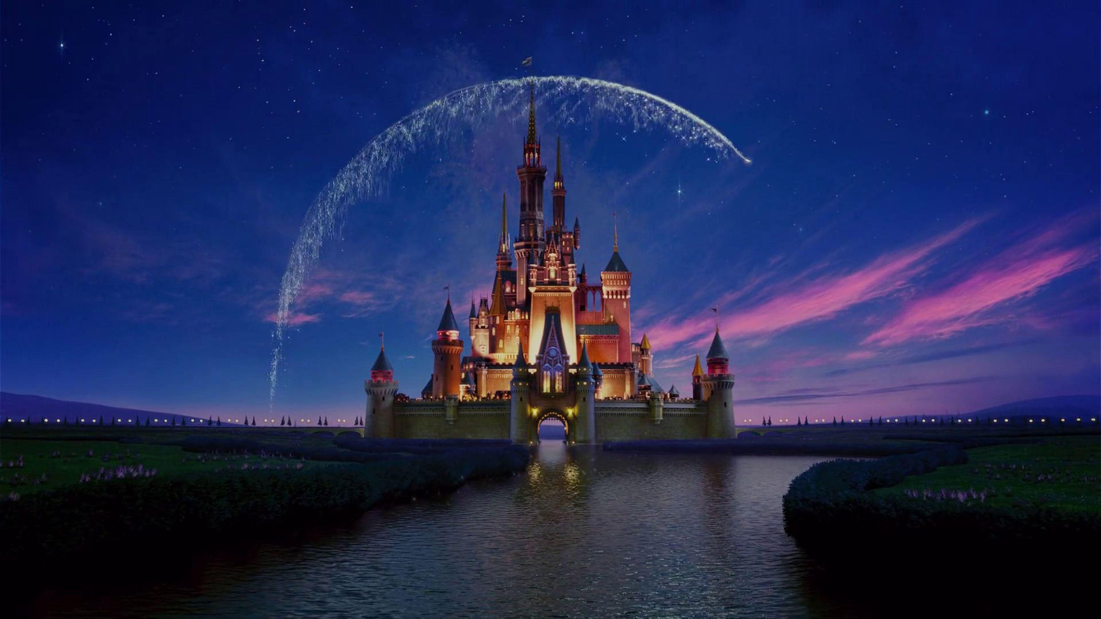 Castello Disney con arco stelle, 3840x2160 4K Ultra HD, Desktop