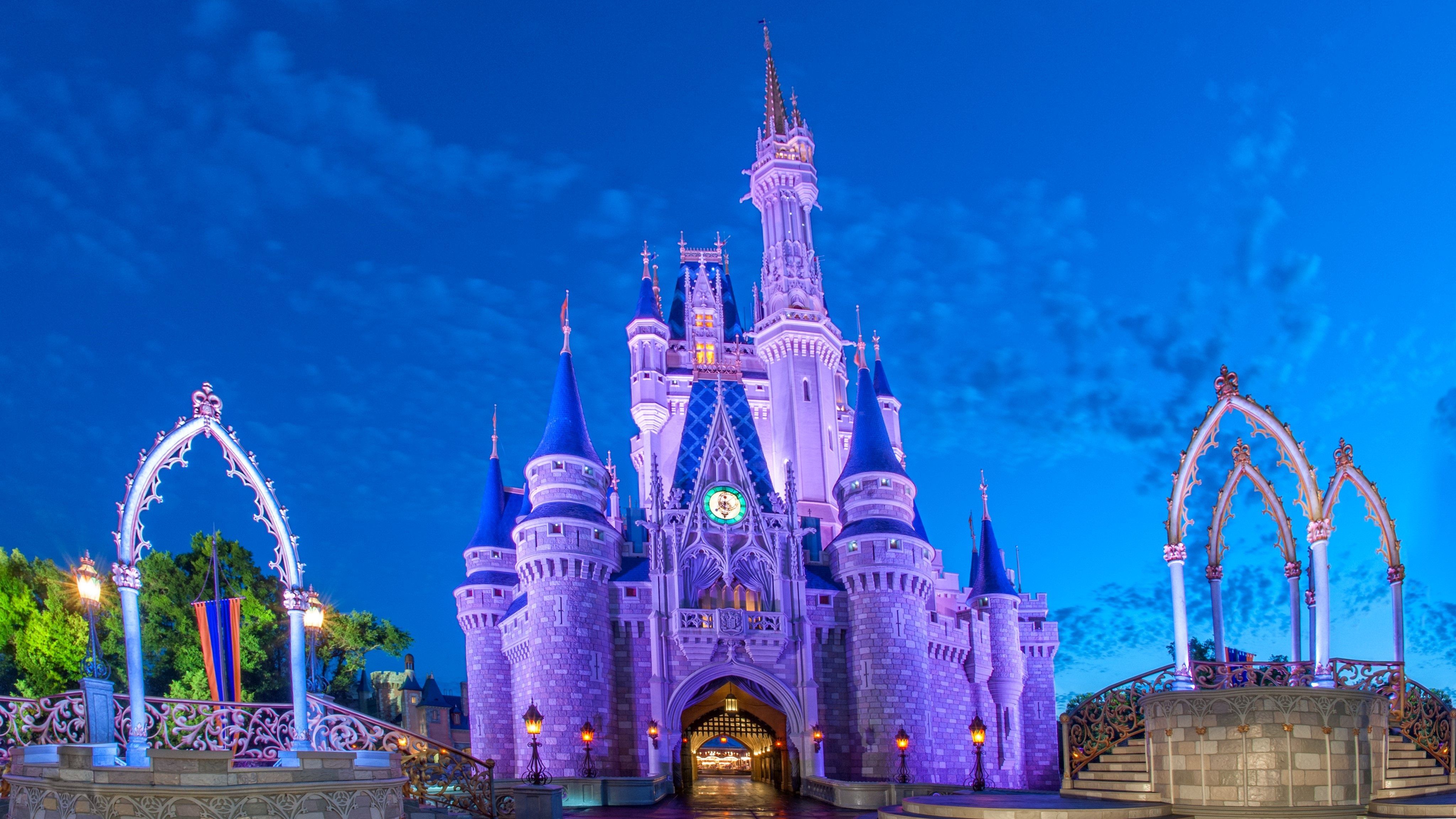 Castello Cenerentola Disney World, 4096x2304 4K Ultra HD, Smart TV 4K