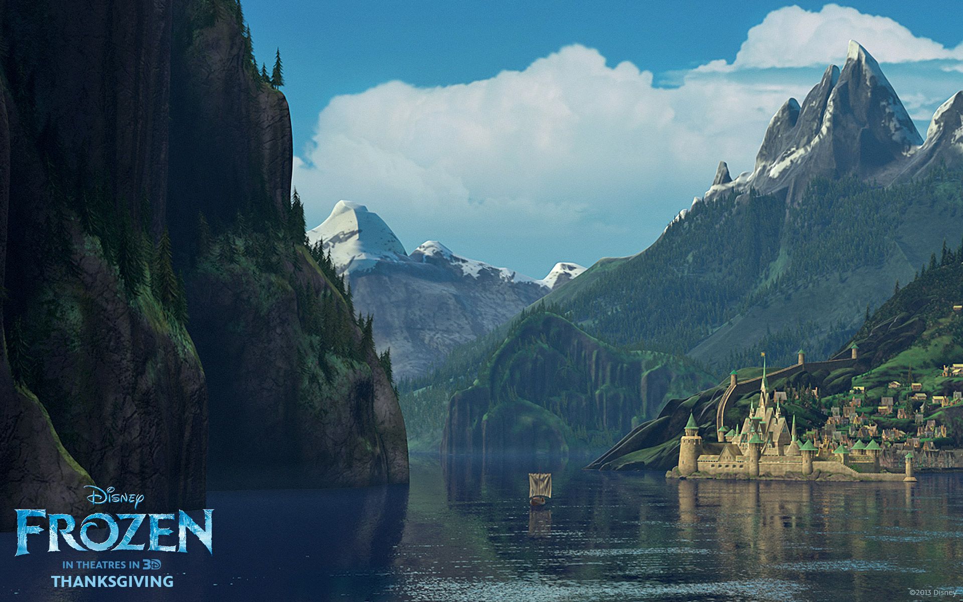 Castello di Arendelle Frozen, 1920x1200 Full HD+, PC