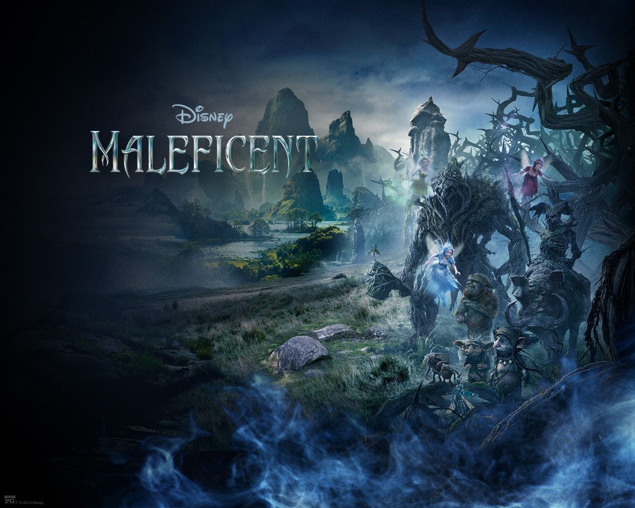 Maleficent Disney foresta oscura, 1280x1024 HD, HP Laptop