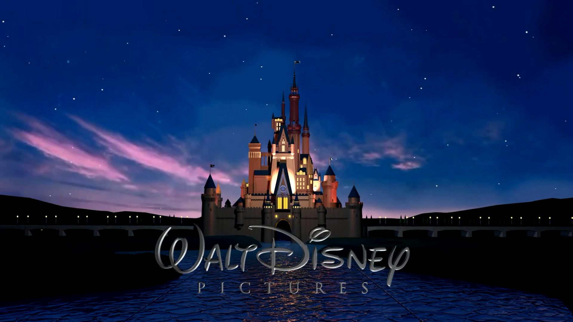 Castello Disney logo Walt Disney, 1920x1080 Full HD 1080p, PC
