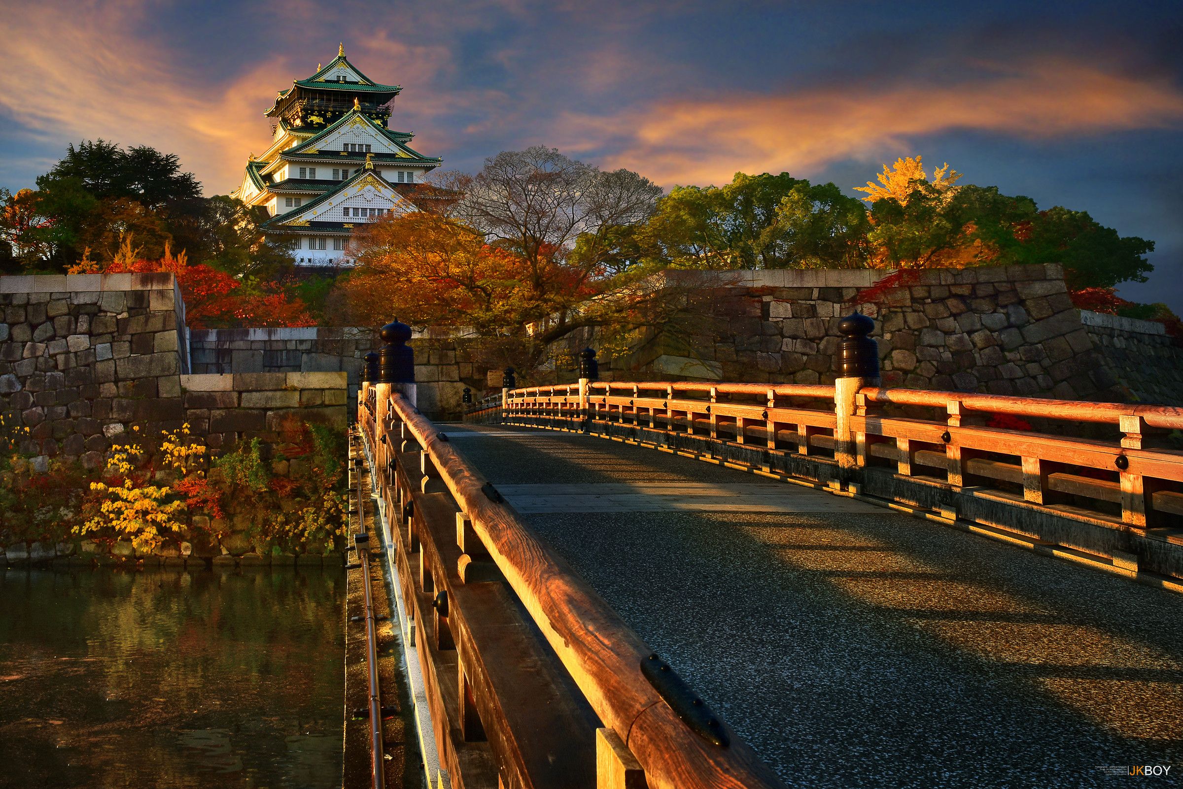 Castello di Matsumoto di notte, 2048x1367 alta risoluzione, Laptop