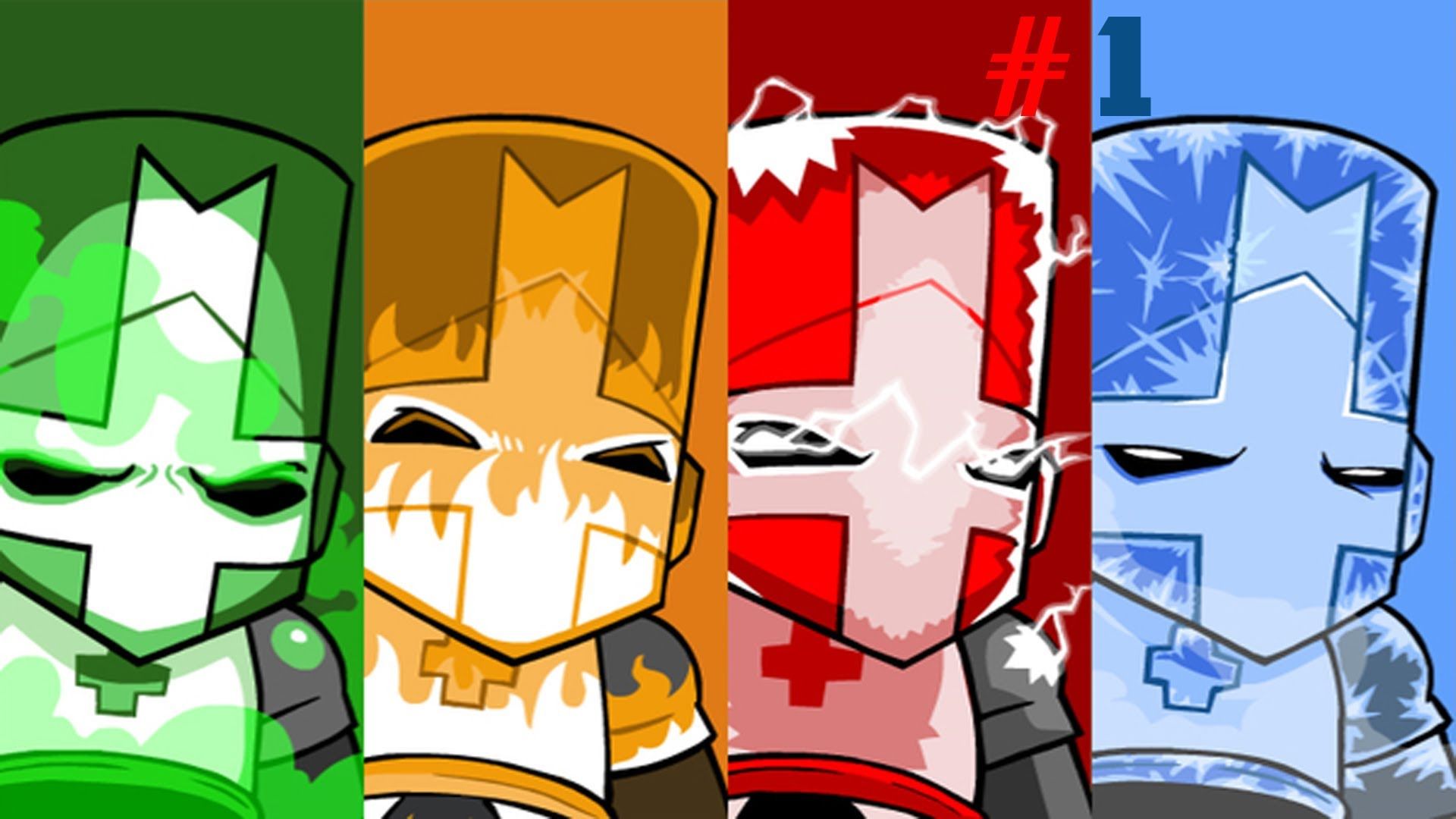 Cavalieri Castle Crashers colorati, 1920x1080 1080p, Desktop