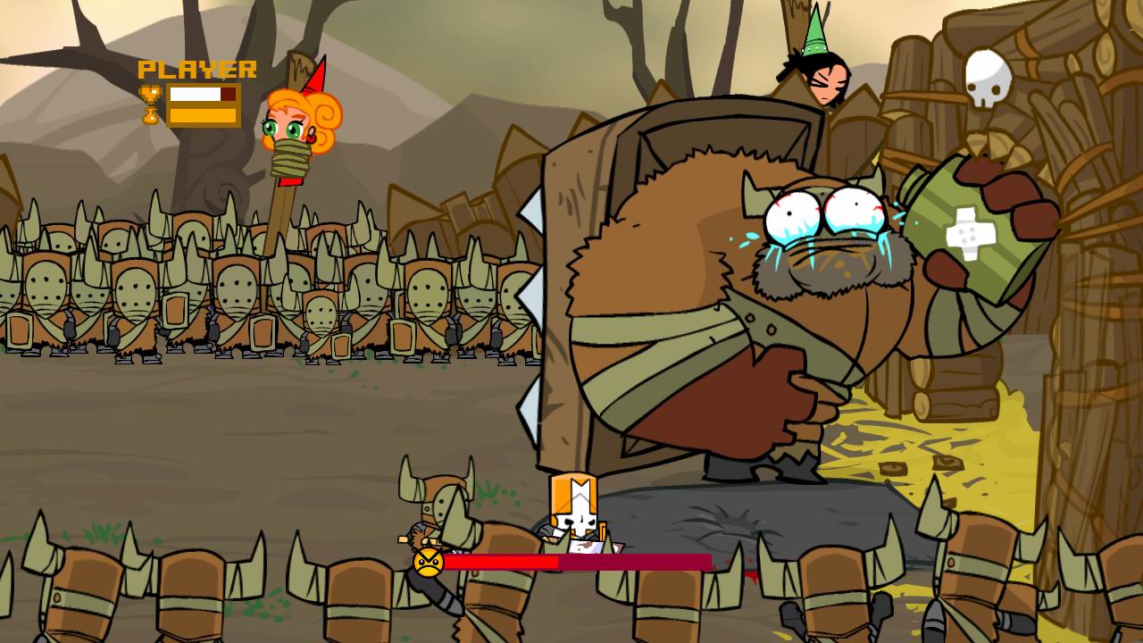 Cavaliere Castle Crashers con motosega, 1440x900 HD, Desktop
