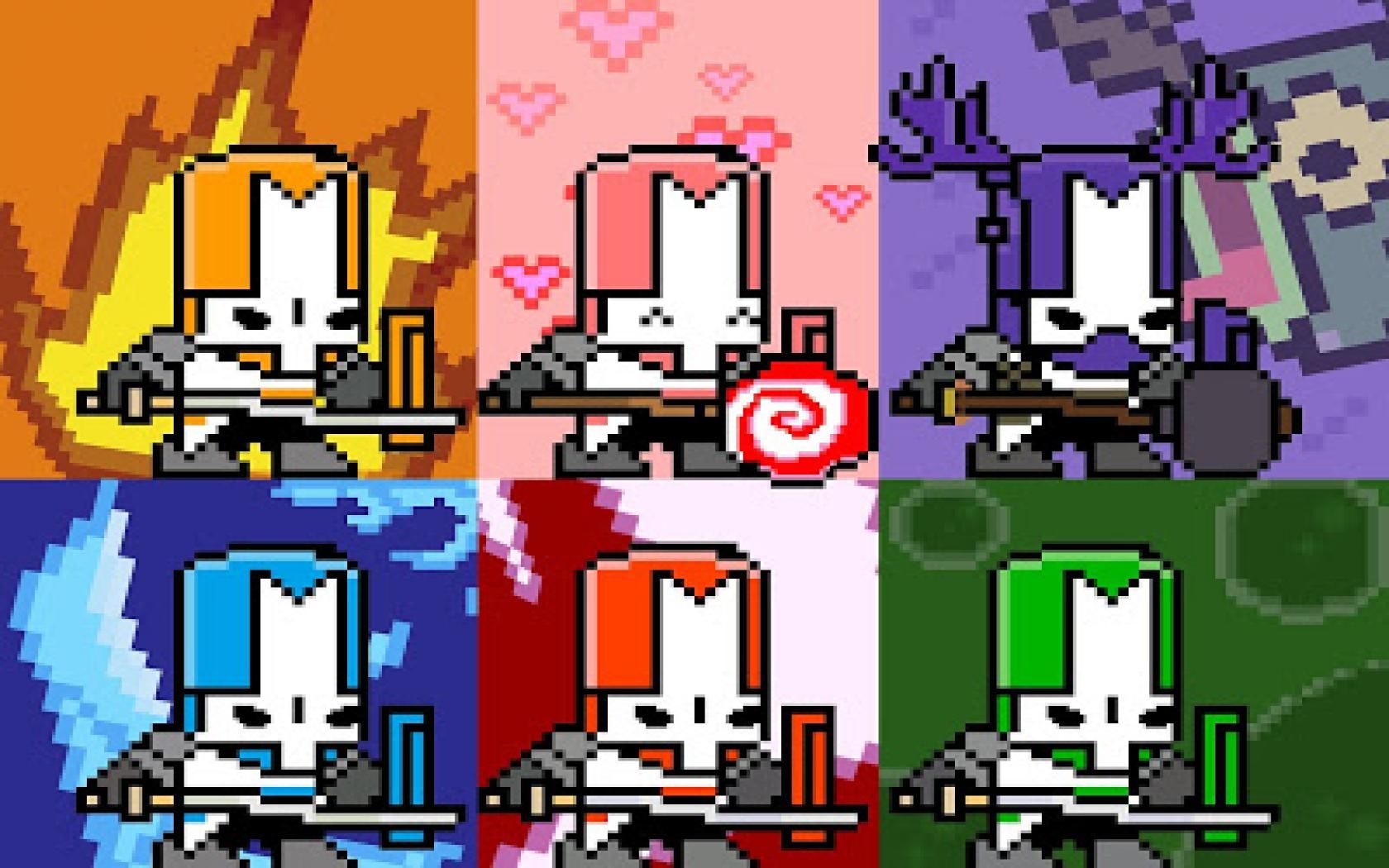 Cavalieri Castle Crashers colorati, 1920x1080 Full HD 1080p, Desktop