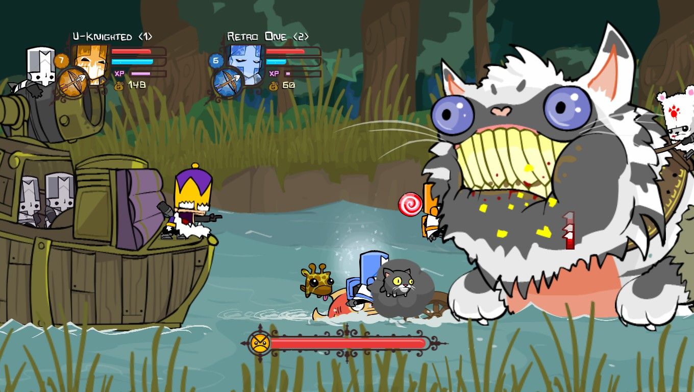 Castle Crashers mostro gigante, 1360x768 HD, Desktop