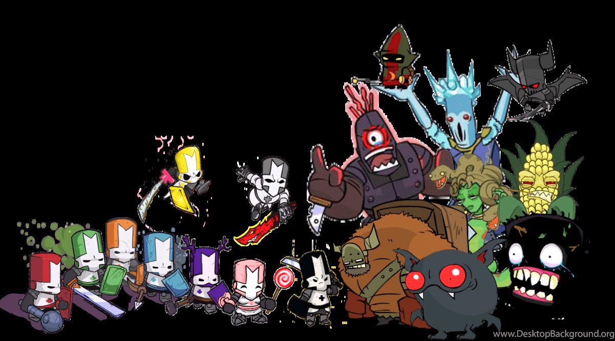 Personaggi Castle Crashers colorati, 1920x1080 Full HD 1080p, PC