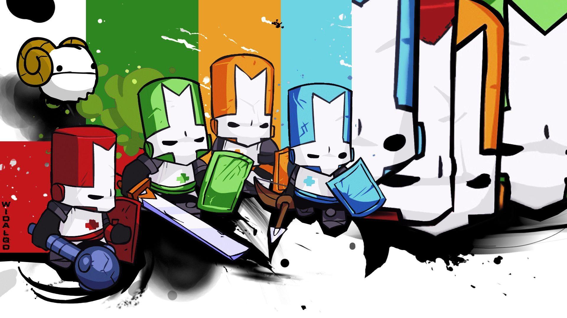 Cavalieri Castle Crashers colorati, 1920x1080 Full HD, Desktop