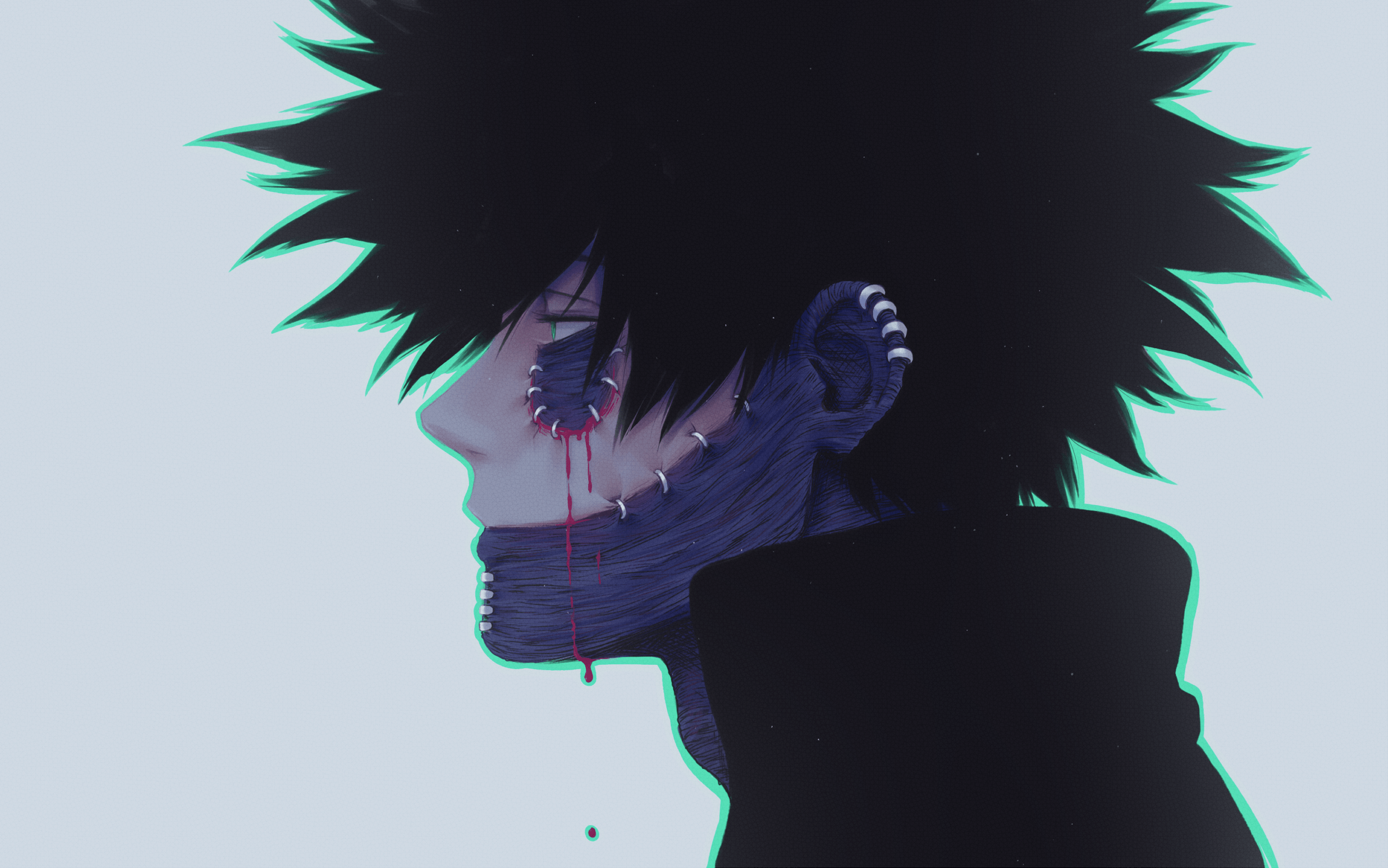 Dabi, My Hero Academia, fiamme viola, 1920x1358 Full HD+, PC