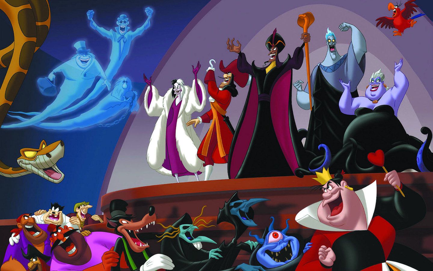 Cattive Disney gruppo illustrazione, 1280x720 HD, Desktop