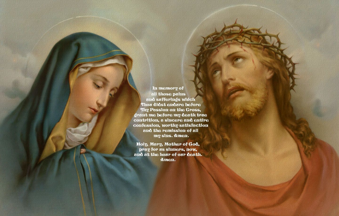 Madonna e Gesù Cristo, 1440x918 HD, Desktop