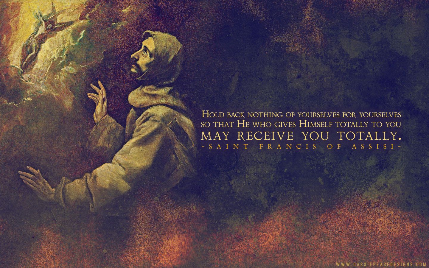 San Francesco d'Assisi citazione, 1440x900 HD, MacBook Air