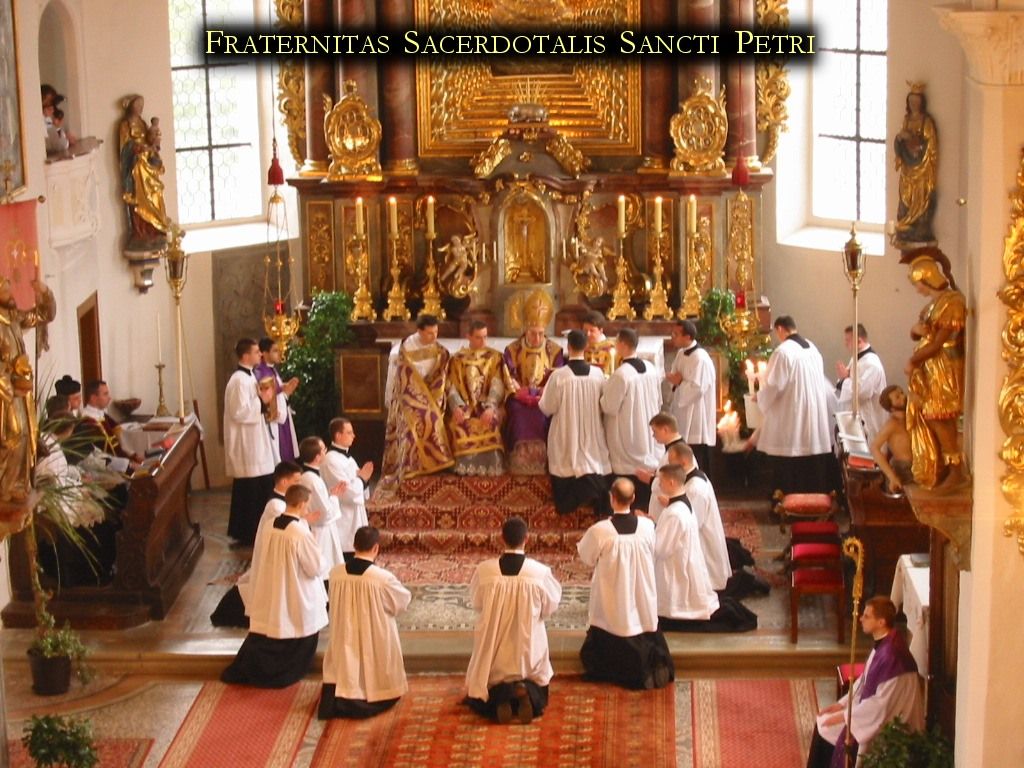 Sacerdoti messa tradizionale altare, 1024x768 HD, Desktop