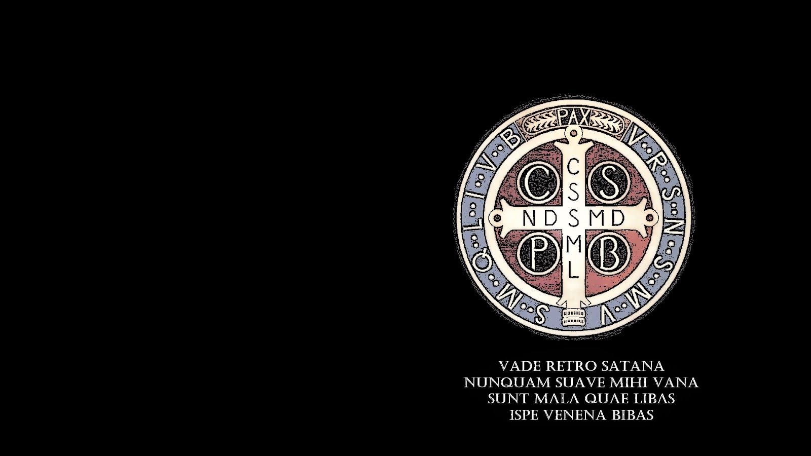 Medaglia San Benedetto nera, 1600x900 900p, Desktop